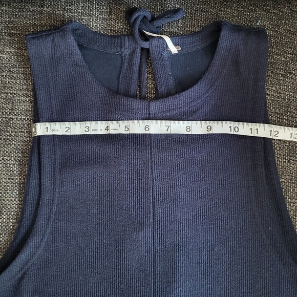 West Bay One-piece Free People Navy Blue Romper. - Picture 8 of 16